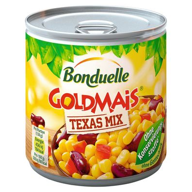 Bonduelle Goldmais Texas Mix mit Bohnen und Paprika 300g 6er Pack