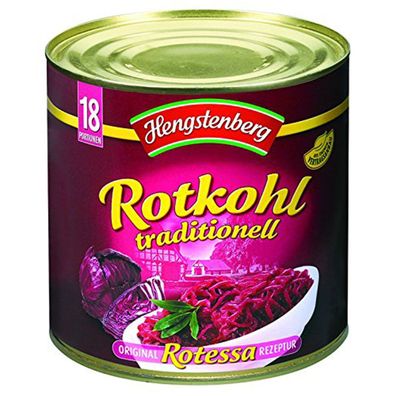 Hengstenberg Rotkohl traditionelle Art Das Original in der Dose 2650g