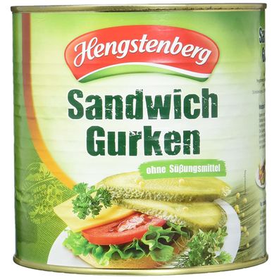 Hengstenberg Sandwich Gurken würzige Gurken im Großgebinde 2650ml