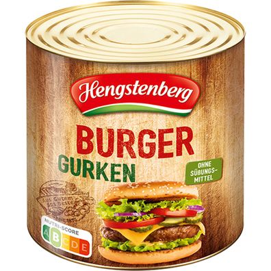 Hengstenberg Burger Gurken in der Dose vegan glutenfrei 2650ml