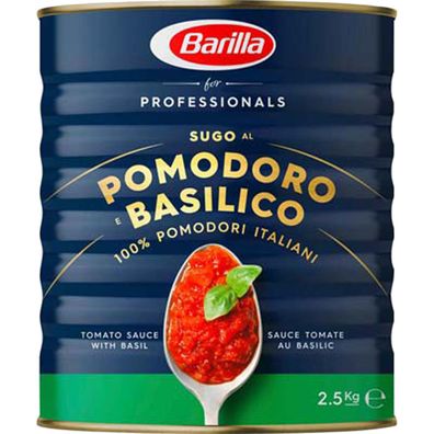 Barilla Sugo Pomodoro Basilico italienische Tomatensoße 2500g