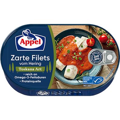 Appel Heringsfilet Zarte Filets in Sauce nach Toskana Art 200g