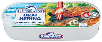 Rügen Fisch Bratheringe in würziger Marinade herzhaft saftig 500g