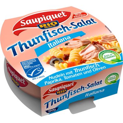 MSC Saupiquet Thunfisch Salat Italiana mit Pasta Mediterran 160g