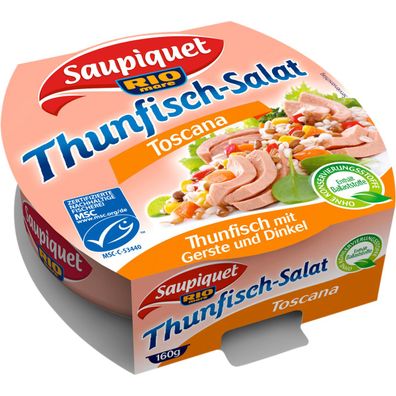 MSC Rio Mare Saupiquet Thunfisch Salat Toscana in der Dose 160g