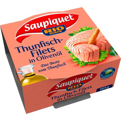Saupiquet Rio Mare Thunfisch Filets in Olivenoel Konserve 185g