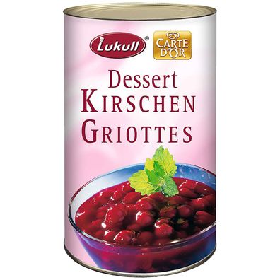 Lukull Dessert Kirschen Griottes Großpackung für Gastro 2000g