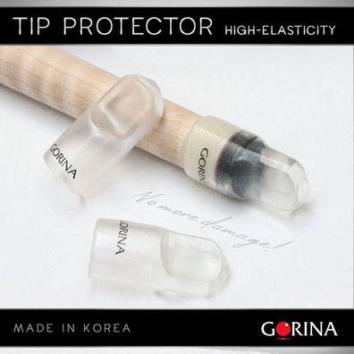 Gorina Tip Protector 12mm Lederschutz hochelastisch, transparent