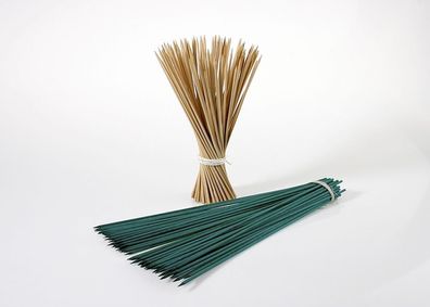 Bambus Splittstäbe 100 St. 70 cm grün Feliwa Pflanzstäbe Pflanzenstäbe Rankhilfe ...