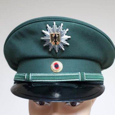 BGS Bundesgrenzschutz Schirmmütze mittlerer Dienst Gr. 58,5