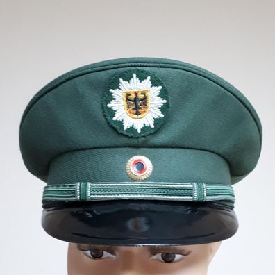 BGS Bundesgrenzschutz Schirmmütze Gr. 58,5 Stoffkokarde
