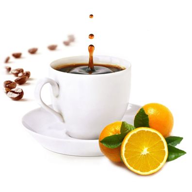 Espresso mit Orange Geschmack