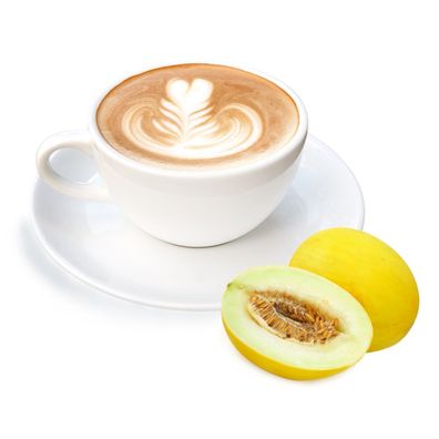 Cappuccino mit Melone Geschmack
