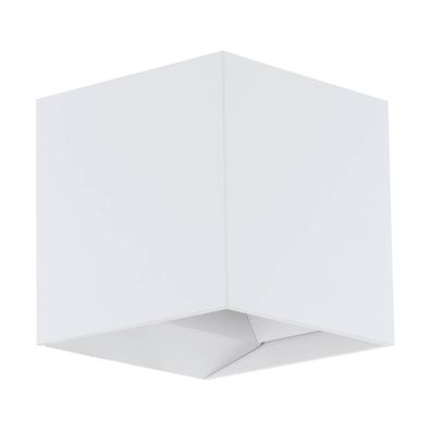 EGLO Calpino LED Wandaußenleuchte weiß 680lm 3000K IP54 10,5x11x10,5cm