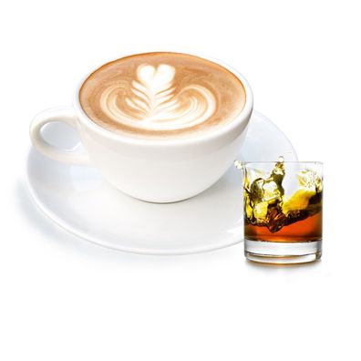 Cappuccino mit Rum Geschmack