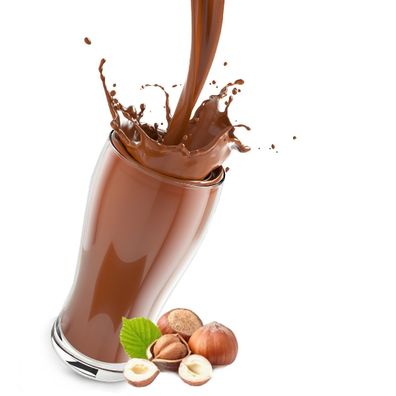 Kakao mit Haselnuss Geschmack