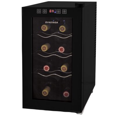 8 Flaschen Digitaler Getränkekühlschrank WK-25L-8-3 Weinkühlschrank mit Touch Screen