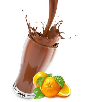 Kakao mit Orange Geschmack