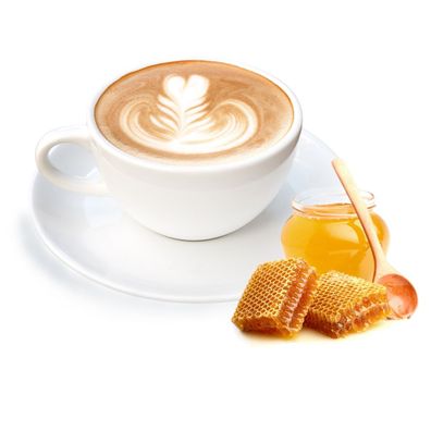 Cappuccino mit Honig Geschmack