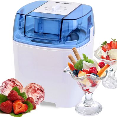 4in1 Eismaschine mit Timer Frozen Yogurt Maschine Flaschenkühler