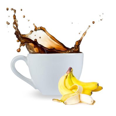 Kaffee mit Bananen Geschmack