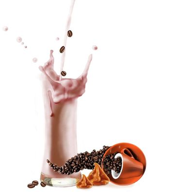 Karamell Kaffee Geschmack - Milchshake Pulver