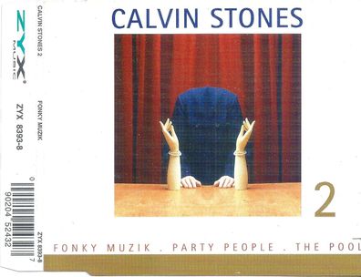 CD-Maxi: Calvin Stones 2 - Fonky Music . Party People . The Pool (1996) ZYX 8393-8