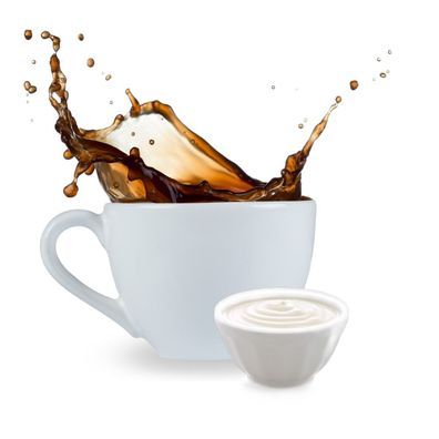 Kaffee mit Joghurt Geschmack