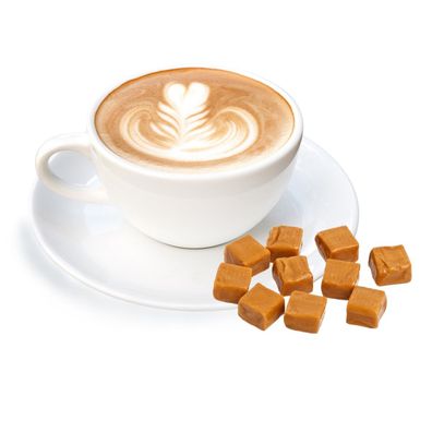 Cappuccino mit Toffee Geschmack