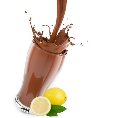 Kakao mit Zitrone Geschmack