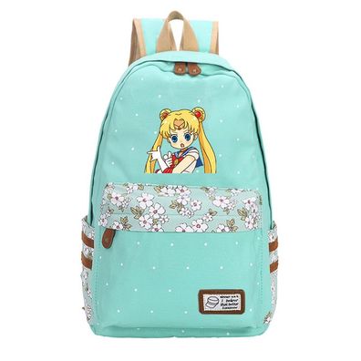 Damen Anime Sailor Moon Rucksack Tsukino Reisetasche Schultasche Ca.43x28x14.5cm