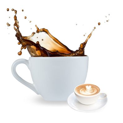 Kaffee mit Cappuccino Geschmack