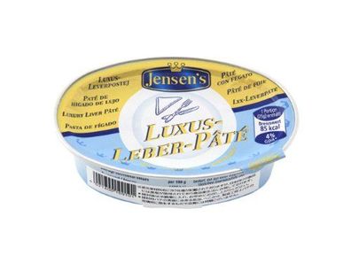 Jensen's Luxus-Leber-Pate streichfähige Creme aus Schweineleber 80 g