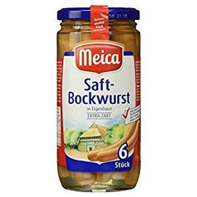 Meica Saft Bockwurst, 6 Stück, 180 g
