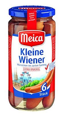 Meica Kleine Wiener extra knackig laktose- und glutenfrei 6 Stück 150g