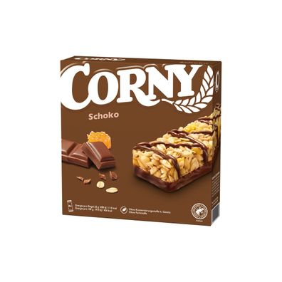 Corny Schoko Riegel Mandeln Erdnüssen und Bienenhonig 150g 5er Pack