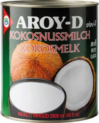 Aroy D Kokosnussmilch Cremig Asia Küche Inhalt eine Dose 2900ml
