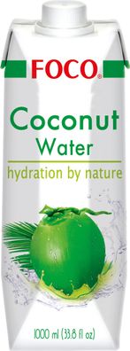 Kokosnusswasser natürlich Kokosnusssaft Getränk Inhalt 1000ml
