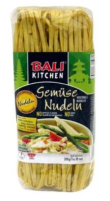 Bali Kitchen Gemüse Nudeln, 8er Pack (8 x 200 g Packung)