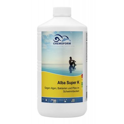Chemoform Alba Super K 1 l Algenex gegen Algen Bakterien und Pilze für Pools und Whi