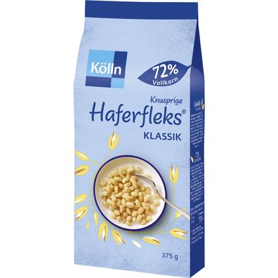 Kölln Knusprige Haferfleks Klassiker 72 Prozent Vollkorn 375g