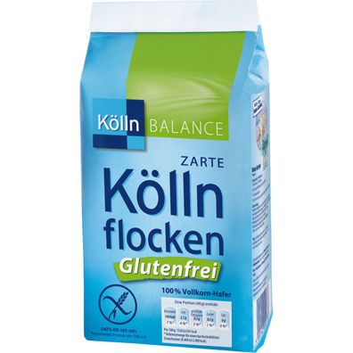 Kölln Balance Glutenfreie Köllnflocken zart 100 Prozent Vollkorn 500g