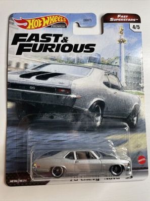 70 Chevy Nova SS Fast & Furious Fast Superstars 1:64 Hot Wheels GRK50 GBW75