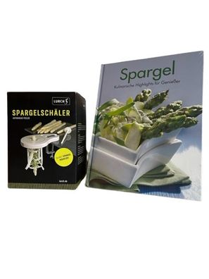 Spargel Geschenkset Rezeptbuch & Spargelschäler LURCH NEU OVP