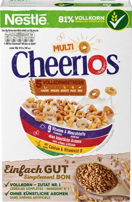 NESTLE Cheerios Multigrain Cerealien 375g