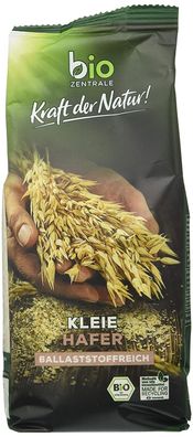 biozentrale Haferkleie, 3er Pack (3 x 500 g)