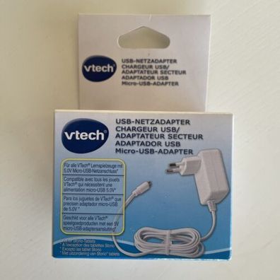 Neu Vtech USB-Netzadapter für alle Vtech Produkte mit Micro-USB Anschluss NEU