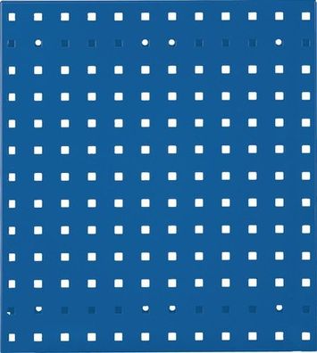 Rasterplan 4001.00.0521 Lochplatte B450xL500mm enzianblau, RAL 5010