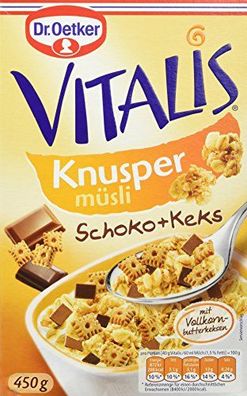 Dr. Oetker Vitalis Knusper Schoko mit Keks