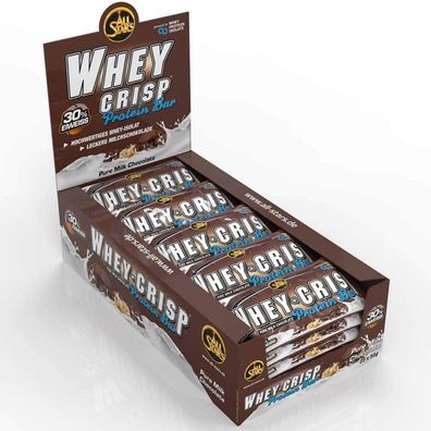 AllStars Whey Crisp Pure milk chocolate Proteinriegel 50g 25er Pack